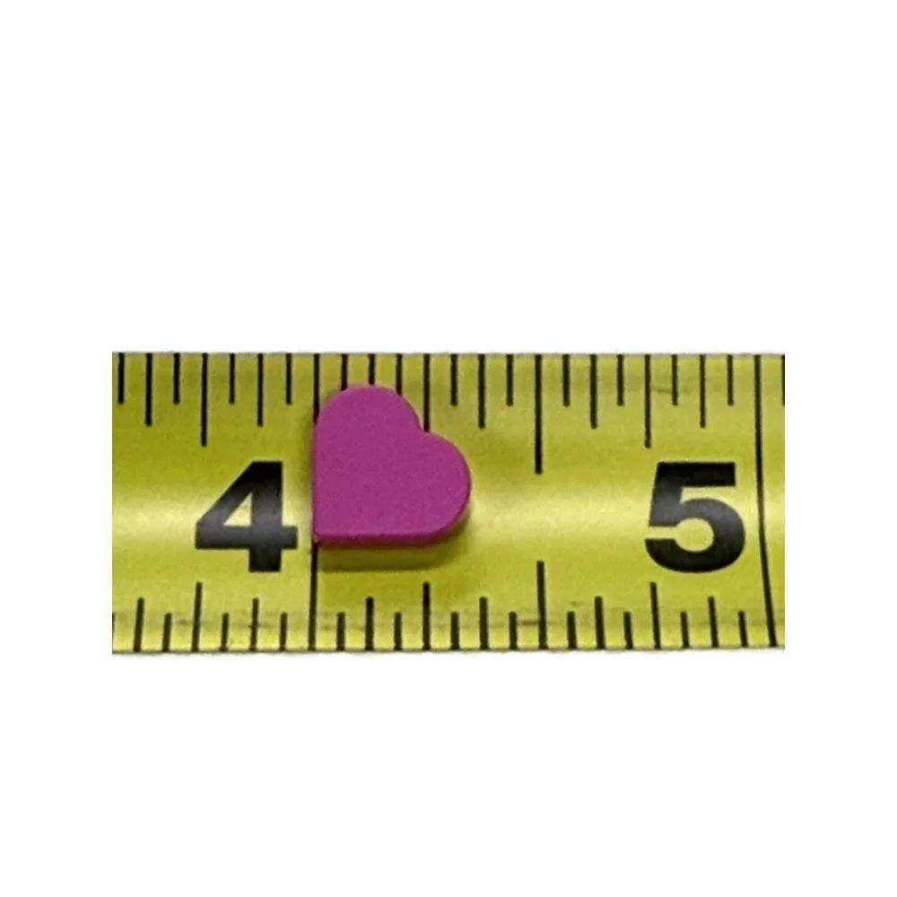 NEW LEGO 1x1 Dark Pink Heart Shaped Flat Smooth Tiles Part # 39739 100 QTY Love